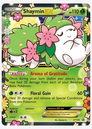 Shaymin EX — catalogusbeeld