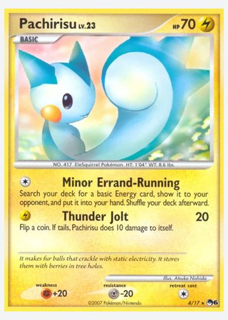 Pachirisu — catalogusbeeld