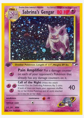 Sabrina's Gengar — catalogusbeeld