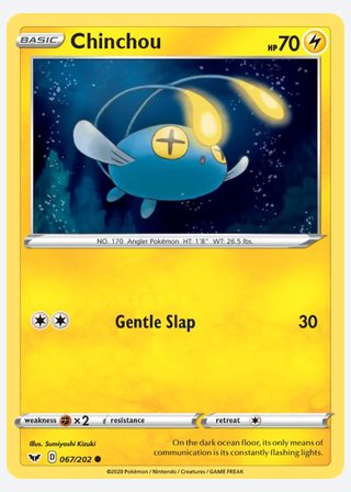 Chinchou — catalogusbeeld
