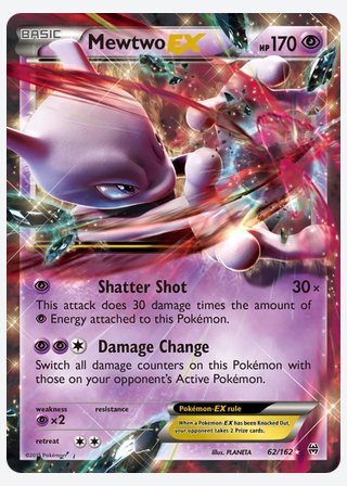 Mewtwo EX — catalogusbeeld