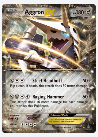 Aggron EX — catalogusbeeld