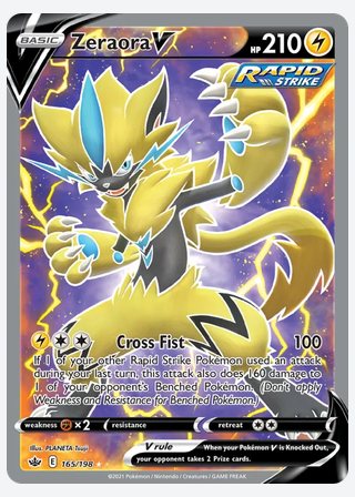 Zeraora V — catalogusbeeld