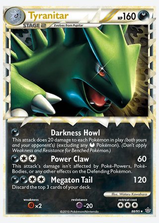 Tyranitar — catalogusbeeld