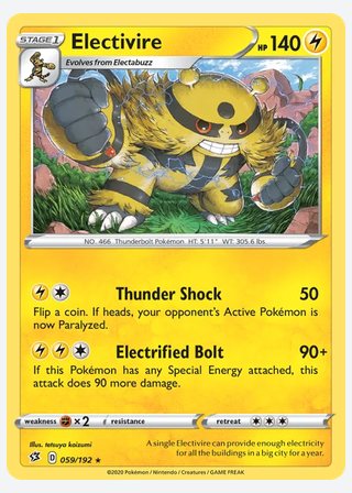 Electivire — catalogusbeeld