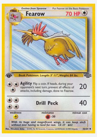 Fearow — catalogusbeeld