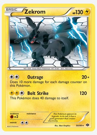 Zekrom — catalogusbeeld