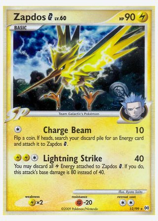 Zapdos G — catalogusbeeld