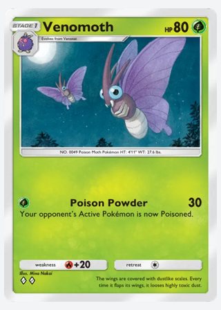 Venomoth — catalogusbeeld