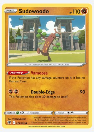 Sudowoodo — catalogusbeeld