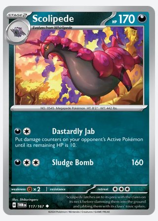 Scolipede — catalogusbeeld
