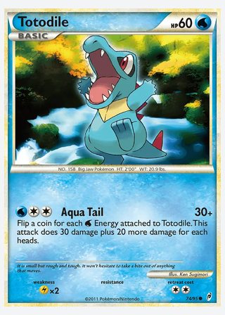 Totodile — catalogusbeeld