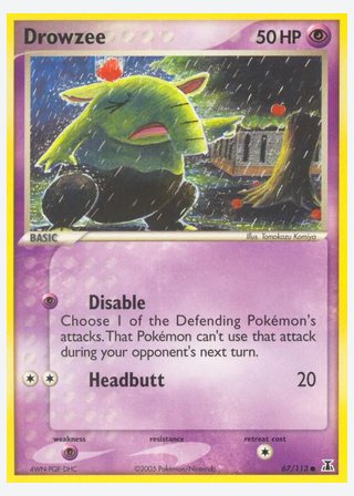 Drowzee — catalogusbeeld