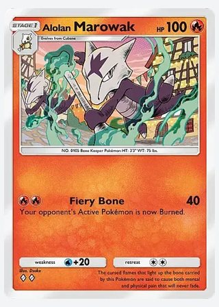 Alolan Marowak — catalogusbeeld