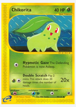 Chikorita — catalogusbeeld