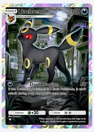 Umbreon — catalogusbeeld