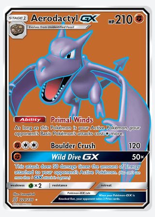 Aerodactyl GX — catalogusbeeld