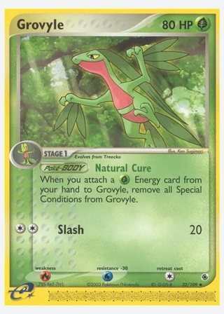 Grovyle — catalogusbeeld