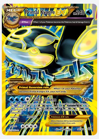 Primal Kyogre EX — catalogusbeeld