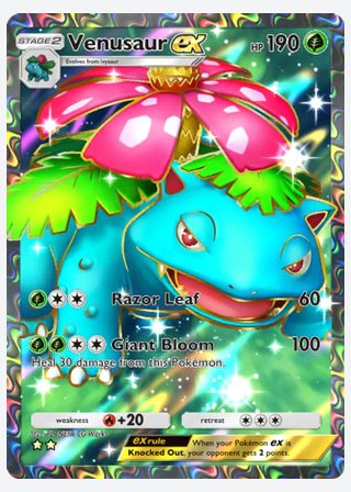 Venusaur ex — catalogusbeeld