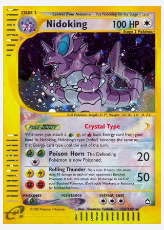 Nidoking — catalogusbeeld