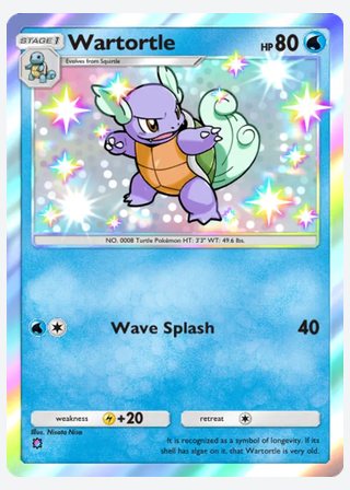 Wartortle — catalogusbeeld