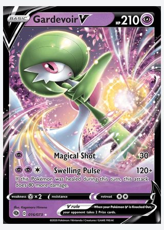 Gardevoir V — catalogusbeeld