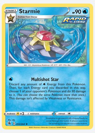 Starmie — catalogusbeeld