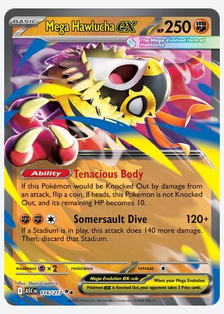 Mega Hawlucha ex — catalogusbeeld