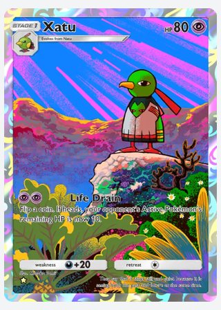 Xatu — catalogusbeeld
