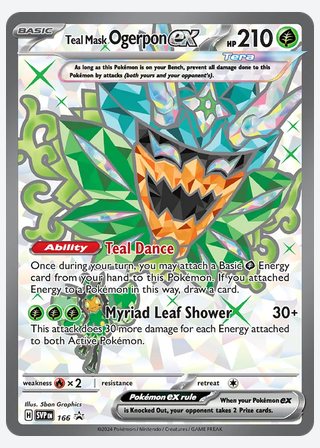 Teal Mask Ogerpon ex — catalogusbeeld