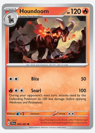 Houndoom — catalogusbeeld