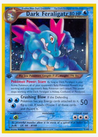 Dark Feraligatr — catalogusbeeld