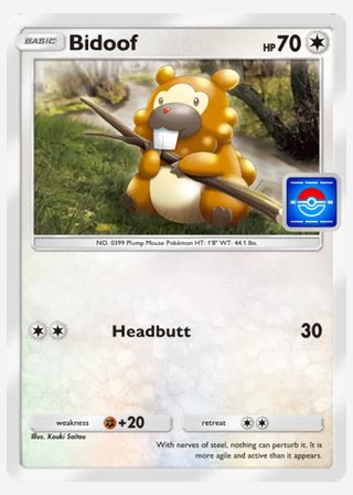 Bidoof — catalogusbeeld