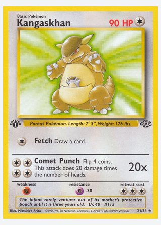 Kangaskhan — catalogusbeeld