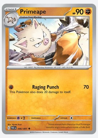 Primeape — catalogusbeeld