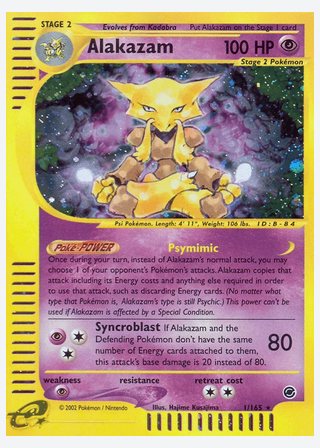 Alakazam — catalogusbeeld