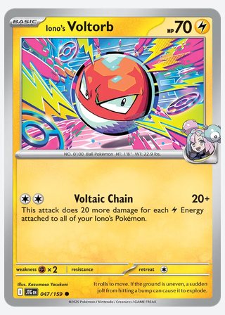 Iono's Voltorb — catalogusbeeld