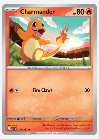 Charmander — catalogusbeeld
