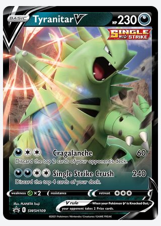 Tyranitar V — catalogusbeeld