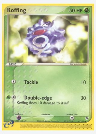 Koffing — catalogusbeeld