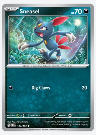 Sneasel — catalogusbeeld