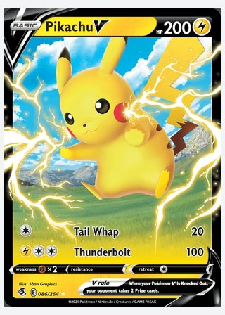 Pikachu V — catalogusbeeld