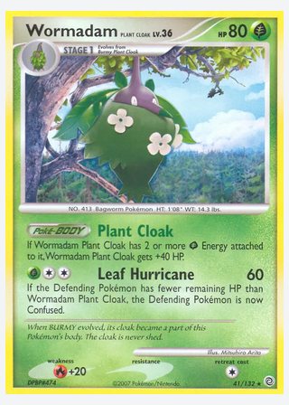 Wormadam Plant Cloak — catalogusbeeld
