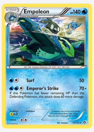 Empoleon — catalogusbeeld