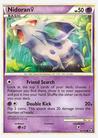 Nidoran ♀ — catalogusbeeld