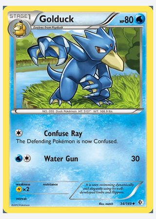 Golduck — catalogusbeeld