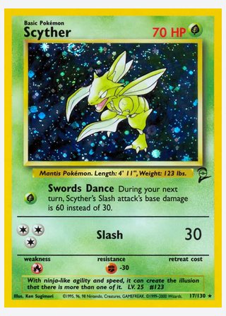 Scyther — catalogusbeeld