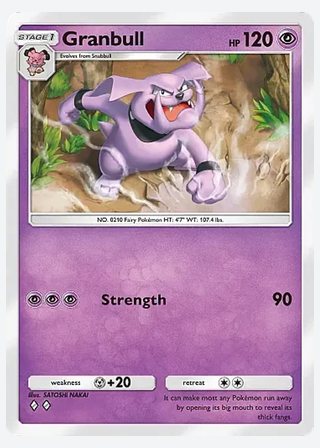 Granbull — catalogusbeeld