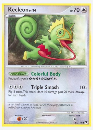 Kecleon — catalogusbeeld
